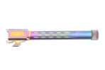 FAXON FIREARMS SIG SAUER P320 FULL SIZE FLAMED BARREL - THREADED RAINBOW 